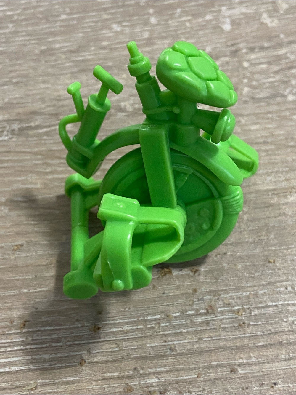 Vintage Sewer-Cyclin' Raph Tri-Wheeled Unicycle TMNT Playmates 1992 Green